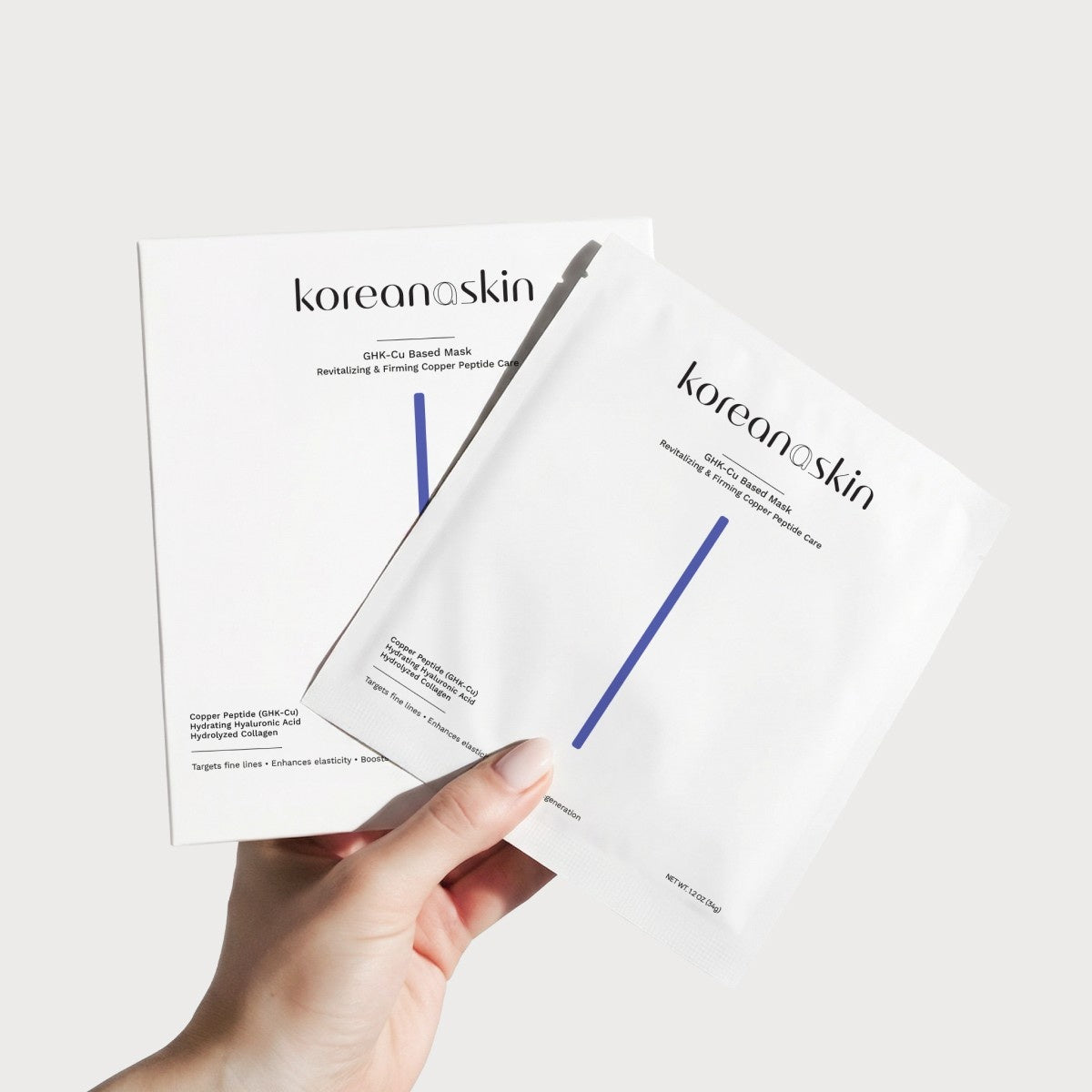 Koreana Skin GHK-Cu Copper Peptide Mask Revitalizing & Firming Hydrogel Sheet Mask Koreana Skin GHK-Cu Copper Peptide Mask Revitalizing & Firming Hydrogel Sheet Mask