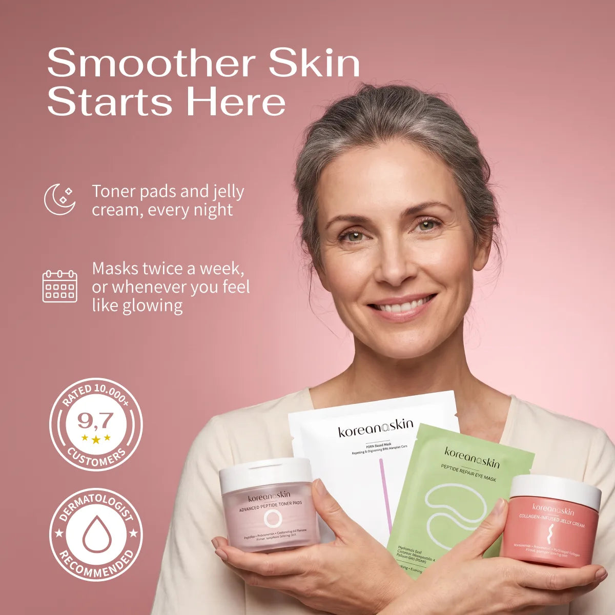 Glass Skin Evening Ritual – 4-Step Set