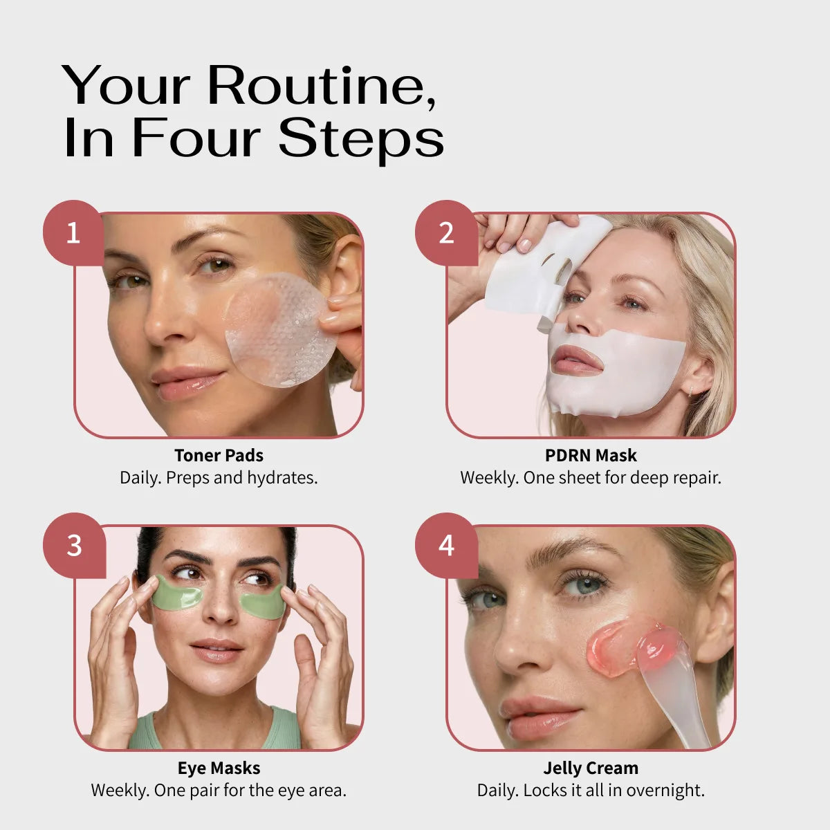 Glass Skin Evening Ritual – 4-Step Set