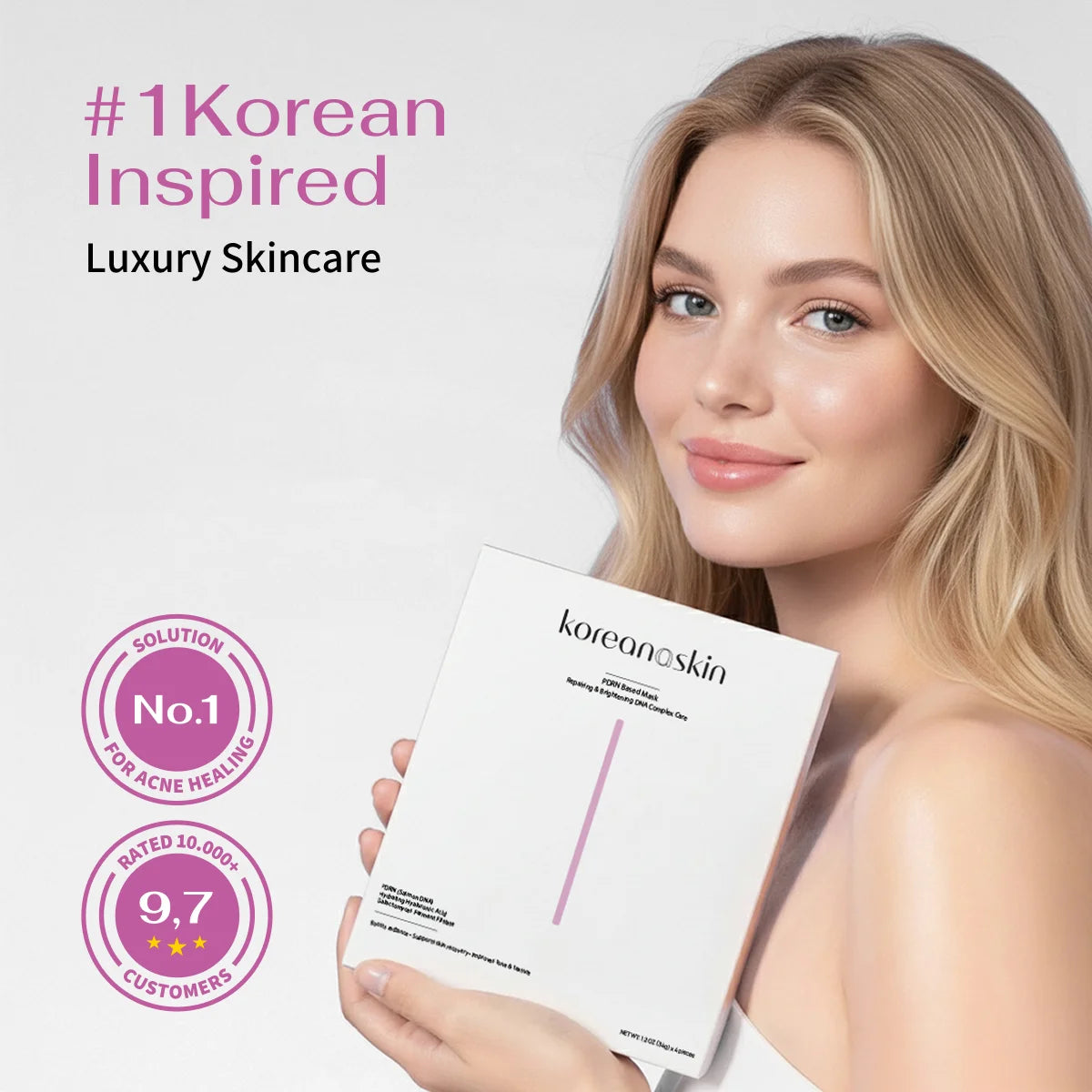Koreana Skin PDRN Mask Repairing & Brightening DNA Complex Hydrogel Sheet Mask Koreana Skin PDRN Mask Repairing & Brightening DNA Complex Hydrogel Sheet Mask
